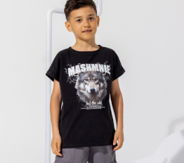 MashMnie Feel The Wild Drop 2 T-Shirt czarny