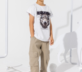 MashMnie Feel The Wild Drop 2 T-Shirt biały
