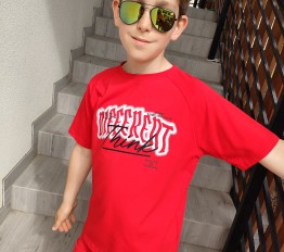 All For Kids T-Shirt Different czerwony