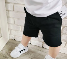 Eleganckie szorty czarne Royal Kids