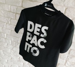 T-Shirt Despacito logo czarny