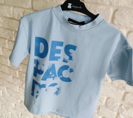 T-Shirt Despacito logo baby blue