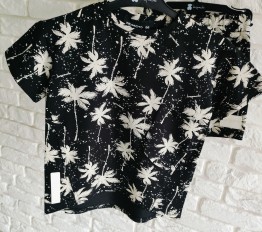 T-Shirt Despacito palmy czarny