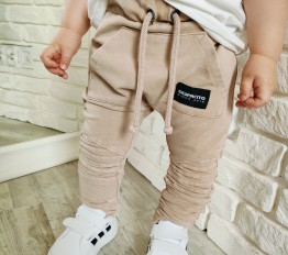 Spodnie Despacito dekatyzowane vintage beige 