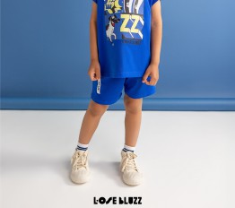 Spodenki LOOSE BLUZZ niebieskie