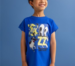 Bezrękawnik Loose Bluzz niebieski