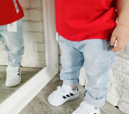 Spodnie LOOSE BLUZZ jeansowe niebieskie