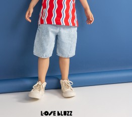Spodenki LOOSE BLUZZ jeansowe niebieskie