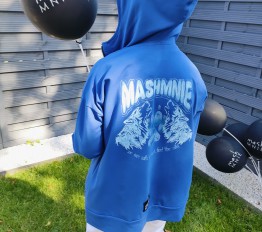 MashMnie Feel The Wild Drop 3 bluza niebieska