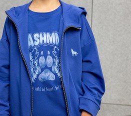 MashMnie Feel The Wild Drop 3 bluza niebieska