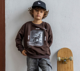 MashMnie With Wolves Bluza Wolf Brązowa
