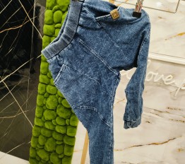 Spodnie dekatyzowane Mimi navy blue
