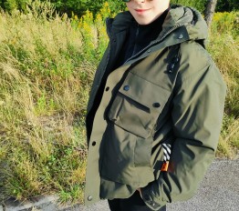 Kurtka zimowa 0010 khaki