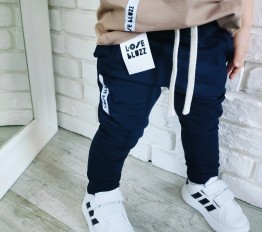 Spodnie LOOSE BLUZZ Granatowe