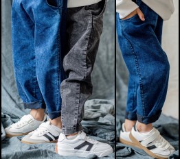 Spodnie boyfriend jeans dark blue NUNU