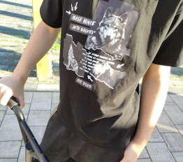 MashMnie With Wolves Drop 2 T-Shirt czarny
