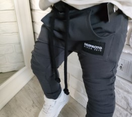 Spodnie Despacito z przeszyciami fume