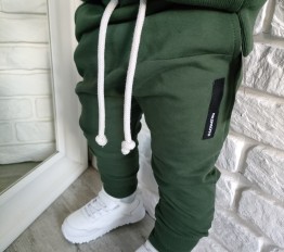 Spodnie Despacito bawełniane shape khaki