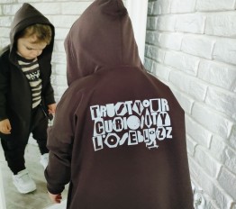 Bluza LOOSE BLUZZ Rozpinana Brązowa