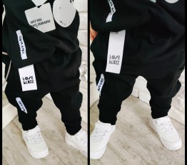 Spodnie LOOSE BLUZZ dresowe czarne