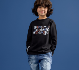 Longsleeve LOOSE BLUZZ czarny