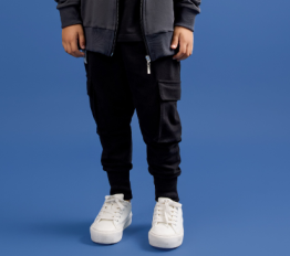 Spodnie LOOSE BLUZZ Bojówki dresowe czarne