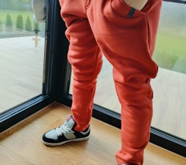 All For Kids Spodnie ocieplane ceglane