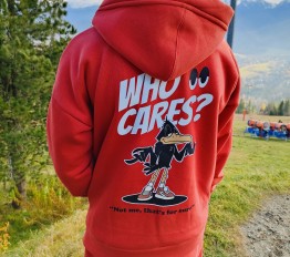 All For Kids Bluza ocieplana z kapturem ceglana