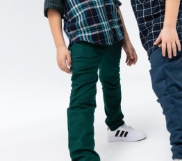 Spodnie wizytowe z dzianiny LACOSTE butelkowa zieleń MIMI