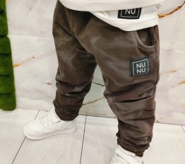 Spodnie Tie Dye NUNU Dark Brown