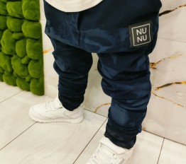 Spodnie Tie Dye NUNU Dark Blue