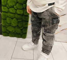 Spodnie Joggery Dekatyzowane NUNU Jeans Black