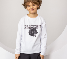 MashMnie With Wolves Drop 3 Longsleeve biały