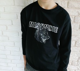 MashMnie With Wolves Drop 3 Longsleeve czarny