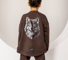 MashMnie With Wolves Drop 3 Bomberka Brązowa