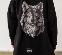 MashMnie With Wolves Drop 3 Bomberka Czarna