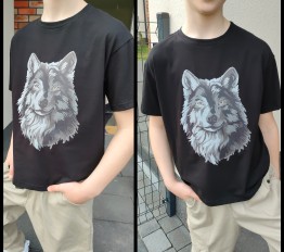 MashMnie With Wolves Drop 3 T-Shirt czarny