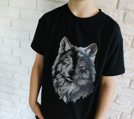 MashMnie With Wolves Drop 3 T-Shirt czarny
