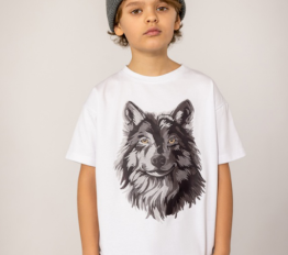 MashMnie With Wolves Drop 3 T-Shirt biały