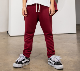 MashMnie With Wolves Drop 3 Spodnie dresowe Wolf bordowe