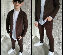 All For Kids Garnitur brąz czekolada