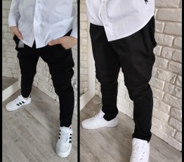 MashMnie spodnie tkanina czarne