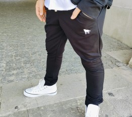 MashMnie With Wolves Spodnie Dresowe Wolf czarne