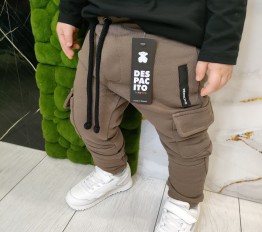 Spodnie Despacito grubsze - ale nie ocieplane - fango