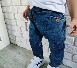 Spodnie dekatyzowane Mimi navy blue