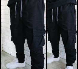 Spodnie bojówki 8034 czarne