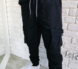 Spodnie bojówki 8034 czarne