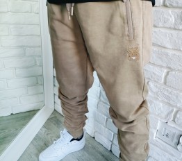 Spodnie dekatyzowane 903 brązo-beż