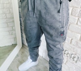 Spodnie dekatyzowane 906 szare