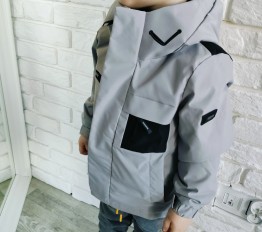 Kurtka wiosenna 3002 szara
